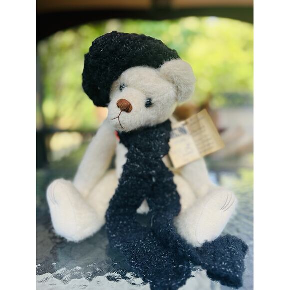 Vintage Jonathan #23 1988 Bear An Original By Christine Plush 8” Jointed Mohair - Picture 4 of 14